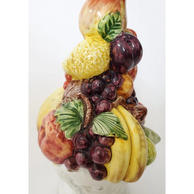 Orange Topiary Trompe l'Oeil Fruit Lemons Grapes Bananas For Sale - Image 8 of 12