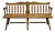 Mid 20th Century Rockport Maple Bench For Sale