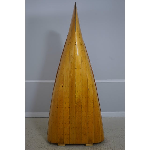 Wood North Bay Canoe Company Converted to Bookcase For Sale - Image 7 of 14