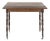 Small Mahogany Side Table with Turned Columns, Italy, 1950s For Sale