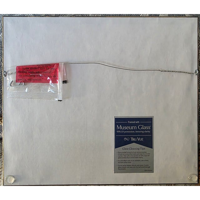 Cream Mid 19th Century After Carle Vernet Framed Lithograph Reproduction For Sale - Image 8 of 8