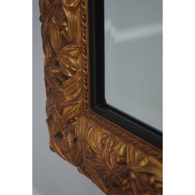 1990s Pair Silvano Grifoni Rectangular Gold Frame Mirrors For Sale - Image 5 of 8