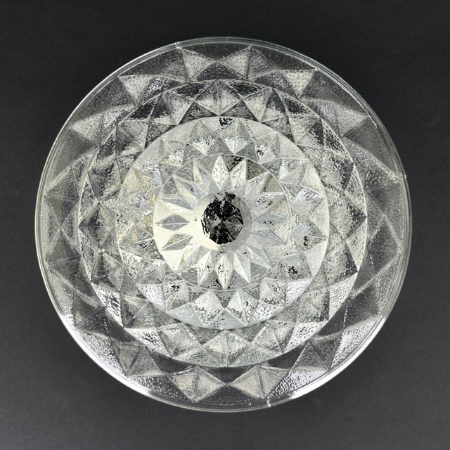 Mid-Century Modern Italian Modernist Flush Mount, 1970s For Sale - Image 3 of 9