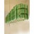 Contemporary gold chandelier in murano glass full of leafes that give a touch of "tropical" design. extremally elegant and...