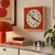 Distinctive vintage wall clock marked Ritz, associated with Italian manufacturer Ritz-Italora and likely dating from the...