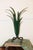 Vintage Tole Metal Leaf Vase, Scrolled Feet For Sale - Image 4 of 6
