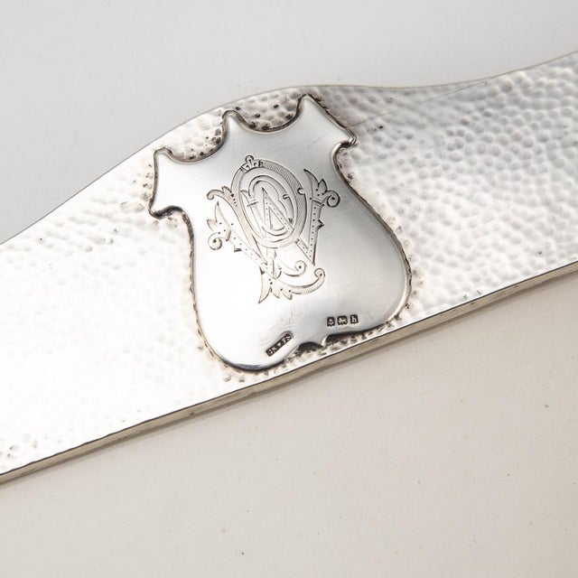 Large 20th Century Arts & Crafts Solid Silver Photo Frame, 1900s For Sale - Image 4 of 11