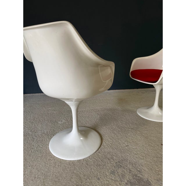 Mid-Century Modern Tulip Swivel Armchairs, 1960s, Set of 2 For Sale - Image 16 of 18