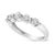Why only get one diamond when you can have five? Featuring five brilliant round-cut diamonds, the ring shines bright like...