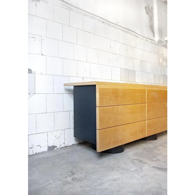 Wood Italian Chest of Drawers by Giovanni Offredi for Saporiti, 1970s For Sale - Image 7 of 9