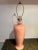 1980 Tall Peach Ceramic Table Lamp For Sale In New York - Image 6 of 7