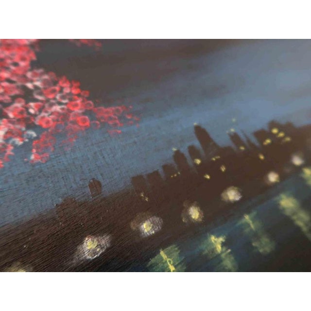 Contemporary Anna Maria Caboni, Sunset, 2010s, Acrylic Painting For Sale - Image 3 of 4
