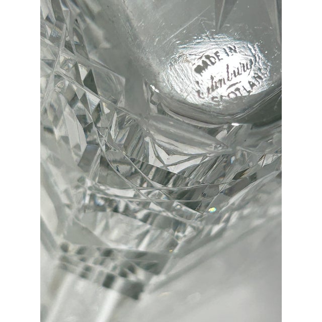 Vintage Edinburgh Cut Crystal Decanter 9.75” For Sale In Los Angeles - Image 6 of 8