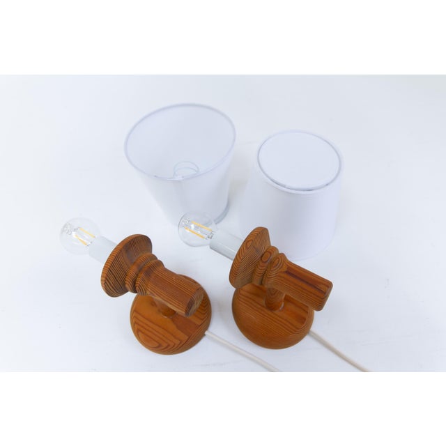 Scandinavian Pine Wall Sconces from Darø, 1970s, Set of 2 For Sale - Image 17 of 18