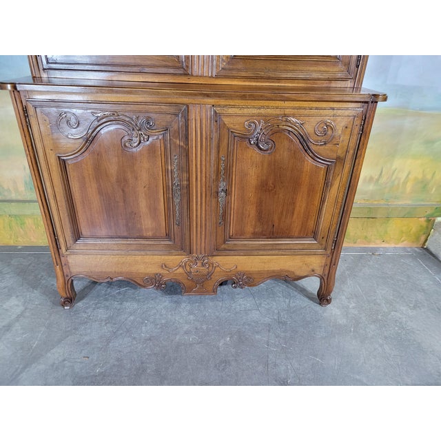 2-Body Sideboard in Walnut, 19th Century For Sale - Image 13 of 14