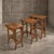 Arts and Crafts Nesting Table Set, 1950s, Set of 3 For Sale - Image 10 of 12