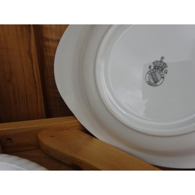 Antique Earthenware Serving Dishes by Keller & Guérin for Lunéville, 1890s, Set of 4 For Sale - Image 10 of 14