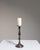Early 20th Century France Gray Silver Candlestick For Sale - Image 14 of 15