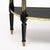 French Louis XVI Ebonized Mahogany Demi-Lune Console With Carrara Marble, Circa 1790 For Sale - Image 9 of 9