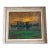 1950s Mid-Century Framed Impressionistic Marine Painting For Sale