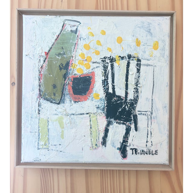 2020s Sarah Trundle, Abstract Still Life Painting, "Public" For Sale - Image 5 of 6
