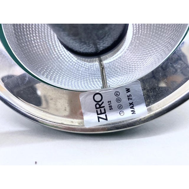 Vintage Table Lamp from Zero Lighting with Glass Shade, 1980s For Sale - Image 13 of 16