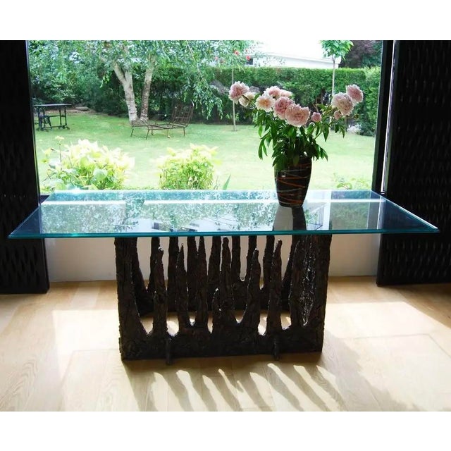 Brutalist Dining Room Table by Adrian Pearsall