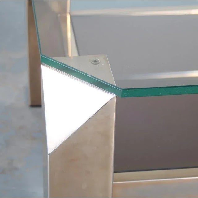 Metal Coffee Table from Belgo Chrom, Belgium, 1970s For Sale - Image 7 of 12