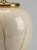 Hollywood Regency Large Vintage Hollywood Regency Ceramic Lamp with Beige Onyx Effect and Gilded Brass from Faïencerie De Bruyn, 1970s For Sale - Image 3 of 10