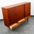 Brown Mid Century Danish Modern Credenza Sideboard Sliding Doors Teak 3 Drawer Denmark For Sale - Image 8 of 12