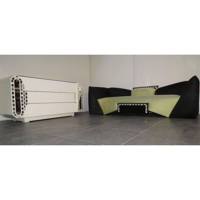 Sofa and Chest of Drawers by Manuel Da Costa for Arpex, Italy, 1980s, Set of 2 For Sale - Image 3 of 18