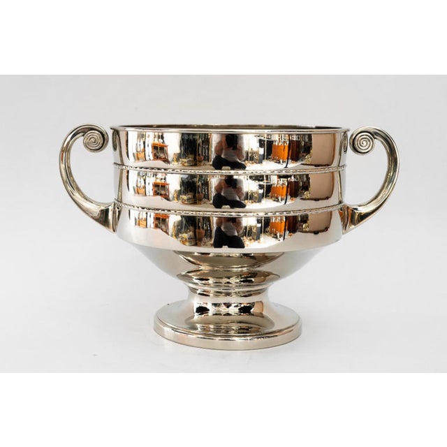Art Deco Berndorf alpaca champagne bucket vienna around 1920s Polished