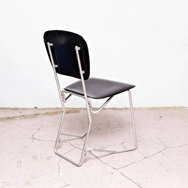 Vintage Aluflex chair by Armin Wirth for Arflex For Sale - Image 5 of 11