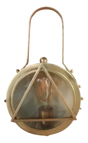 Railroad Lantern-Style Wall Lamp, 1970s