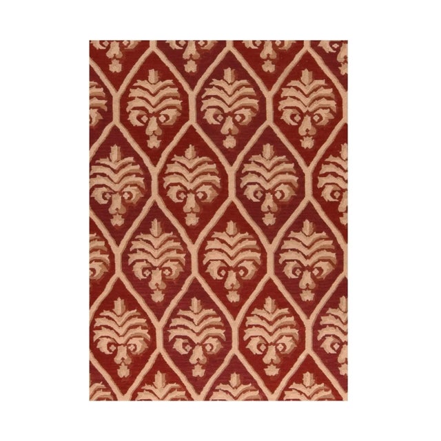 Traditional Indian Sumak Manchoria Rug 10'0" X 14'0" For Sale - Image 3 of 3