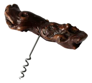 Vintage Burlwood Corkscrew