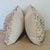 Soane Britain Symi hand print linen pillow in chesnut, with coordinating cream linen backs Invisible zippers and...