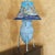 Late 20th Century Late 20th Century Coastal Custom-Painted Coastal Ceramic Amphora Table Lamp With Mermaid & Seahorse Shade For Sale - Image 5 of 18