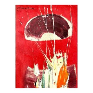 Norman Carton, American Vivid Abstract Expressionist Art Oil Painting Norman Carton, Wpa Artist For Sale