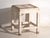 Cream Bedside Tables in Pine Wood, Central Europe, 1940, Set of 2 For Sale - Image 8 of 12