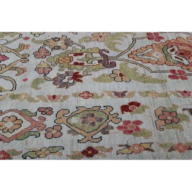 Handwoven Persian Sultanabad Area Rug 11’5″ X 16’3″ For Sale - Image 10 of 13