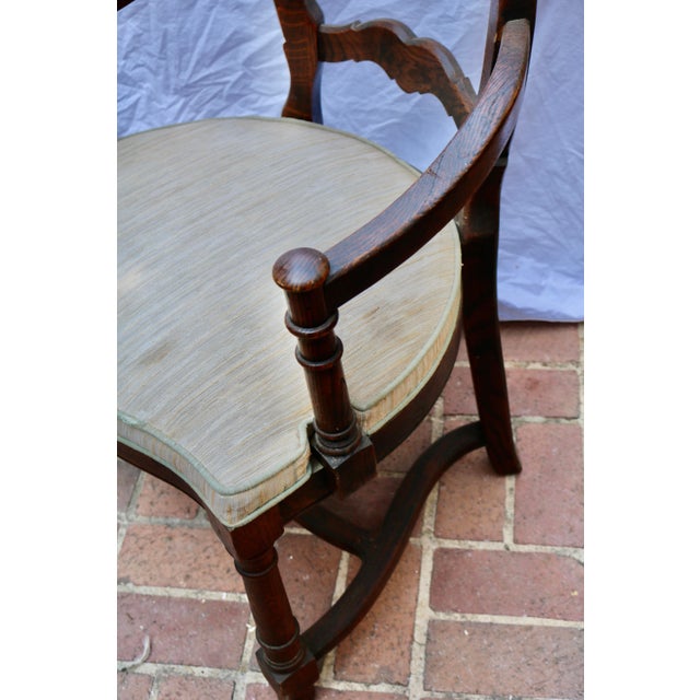 Vintage Baroque French Oak Chairs Made by Century Furniture Co - Set of 5 For Sale In Charlotte - Image 6 of 7