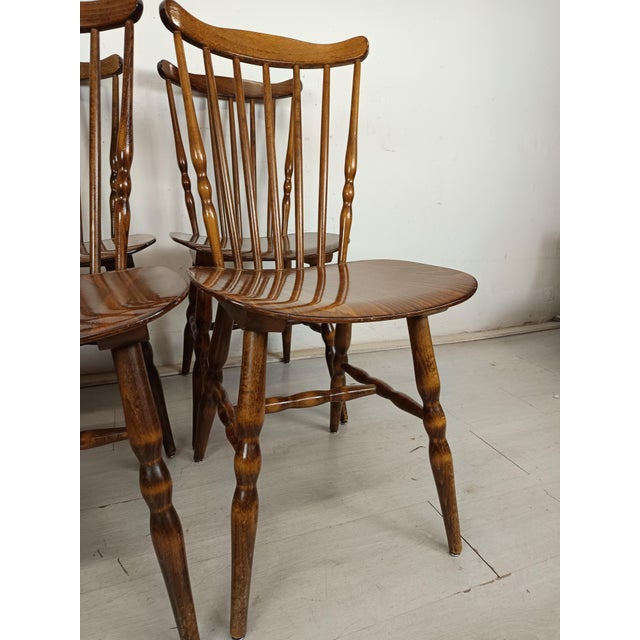Vintage Tacoma Chair from Baumann, 1970s, Set of 6 For Sale - Image 6 of 17