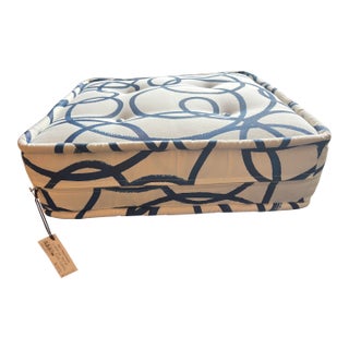 Clarence House Swirl Floor Pillow For Sale