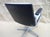 1970s Wool and Leather Office Chair, 1970s For Sale - Image 5 of 8