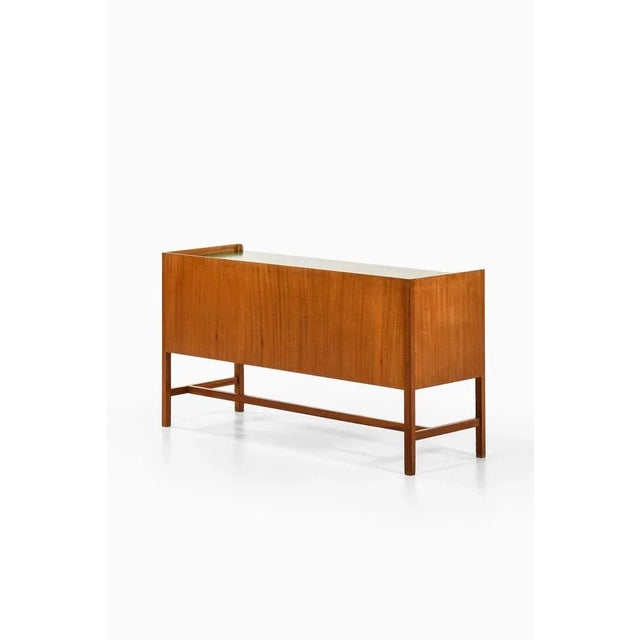 Josef Frank Mahogany and Brass Desk from Josef Frank, 1950s For Sale - Image 4 of 6