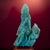 Translucent Jadeite Guanyin on Dragon Figurine For Sale - Image 7 of 14