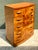 Tan Vintage Deco Burl Wood Stall Chest of Drawers For Sale - Image 8 of 12