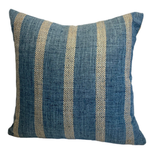 Indigo Stripe Pillow Cover