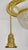 Gold Art Nouveau Ceiling Lamp, 1890s For Sale - Image 8 of 11